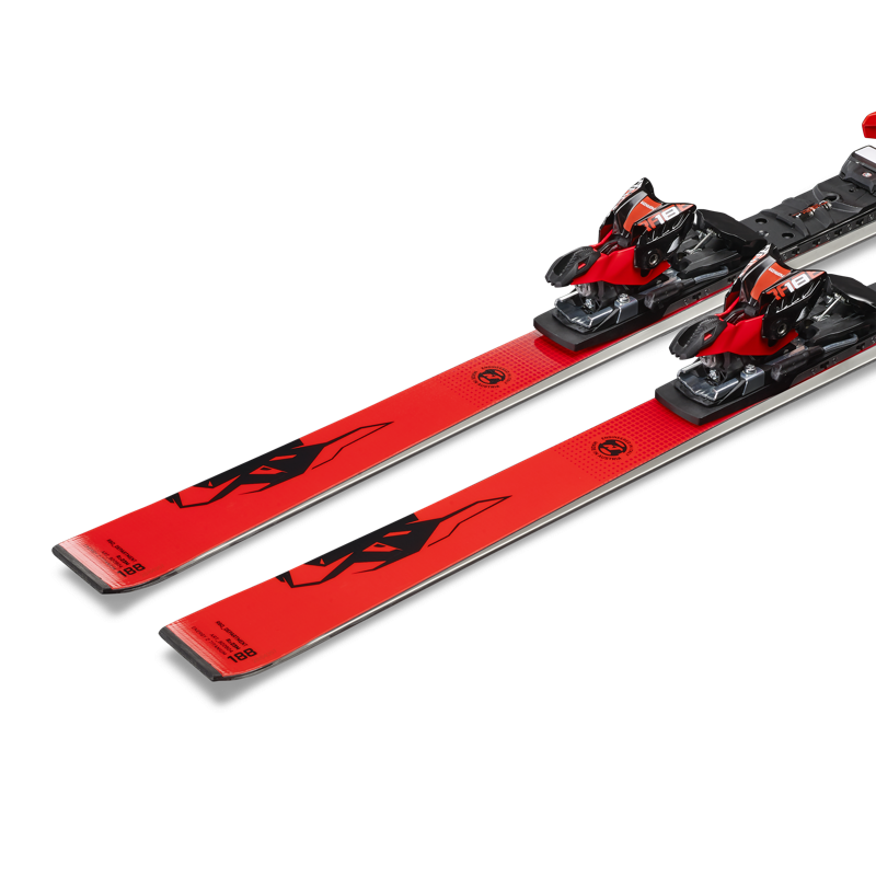 Picture of the Nordica Dobermann sl race plate skis.